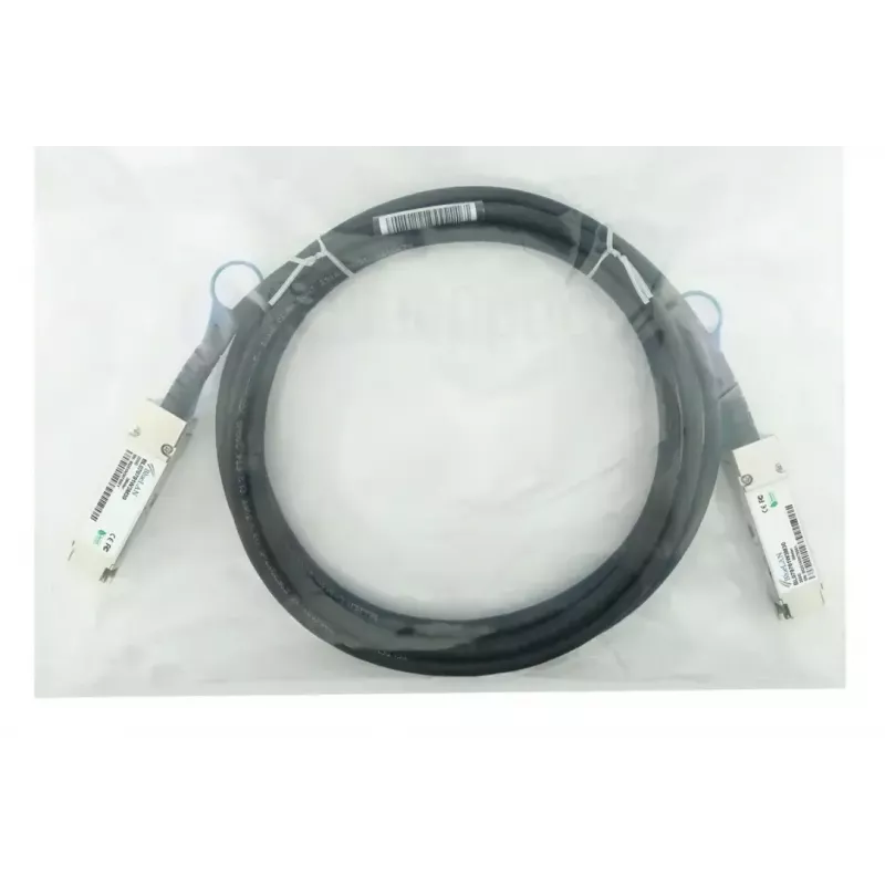 DAC kabelis BlueOptics QSFP-200G-C3M-BL 3m QSFP56 Melns