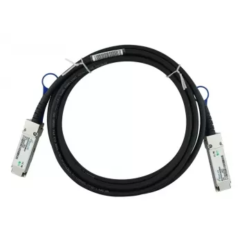 DAC kabelis BlueOptics QSFP-200G-C3M-BL 3m QSFP56 Melns