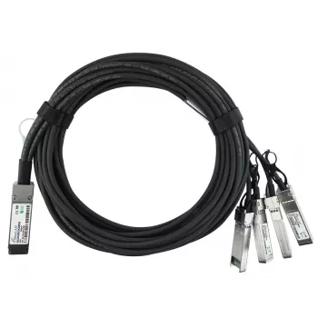 Tīkla kabelis BlueOptics JG329A-BL QSFP 4xSFP+ InfiniBand 1m Melns