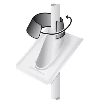 Kathrein ZTC 01 antena, melna, minimālais masta diametrs 2,7 cm, maksimālais masta diametrs 6 cm