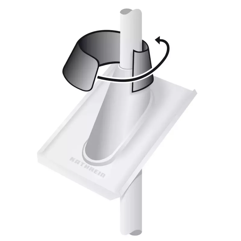 Kathrein ZTC 01 antena, melna, minimālais masta diametrs 2,7 cm, maksimālais masta diametrs 6 cm