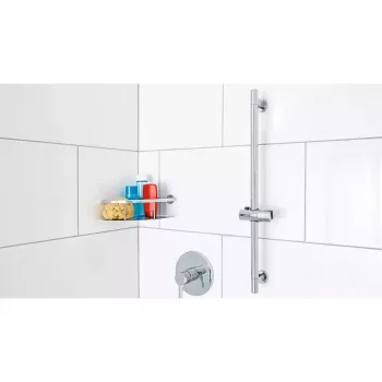 Dušas turētājs TESA Spaa Metāla Plastmasas Bīdāmā Stienis 56538-00000-00