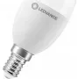 LED spuldze Ledvance 4.9W (atb. 40W) E14 B35 470 lm 2700K dimmējama matēta svece