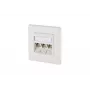 RJ-45 kontaktligzda BTR NETCOM 1309131002-E balta