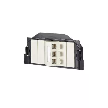 RJ-45 kontaktligzda Metz Connect 1309300301-E Tīkla kabelis Cat 6a Balta
