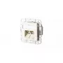 BTR 130C381101-I kontaktligzdas modulis RJ-45, Cat6a, balts