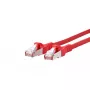 Tīkla kabelis BTR NETCOM Cat6A 0,5m sarkans