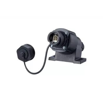RJ-45 ligzdas izeja METZ CONNECT 1401110012KE Melna IP67