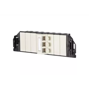 Kontaktligzda RJ-45 BTR NETCOM 130B11S30301-E Pērļu Balta