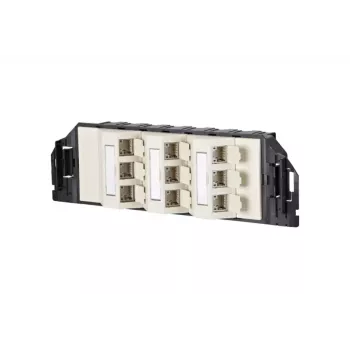 RJ-45 ligzda MetzConnect 130B11S90301-E melna balta