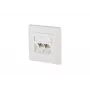 RJ-45 kontaktligzda BTR NETCOM 130B12D21002-E balta