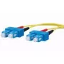 Optiskās šķiedras kabelis METZ CONNECT 151P1EOEO10E 2x SC OS2 1m Dzeltens