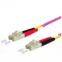 Optiskās šķiedras kabelis METZ CONNECT 151S1JOJO30E 3 m LCD violets