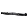 Plāksteru panelis MetzConnect 130A08-AP29-E 24 portu RJ-45 Cat5e 1U melns