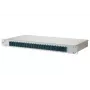 Patch panel 1U BTR METZ CONNECT 150255BA24-E ar SC savienotājiem, uzstādīšanai statīvā 482.6×44.5×242.5 mm
