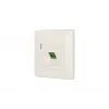 Kontaktligzda LC-D MetzConnect 1501207K1U-E balta