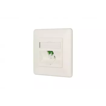 Kontaktligzda LC-D MetzConnect 1501207K1U-E balta