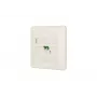 Kontaktligzda LC-D MetzConnect 1501207K1U-E balta