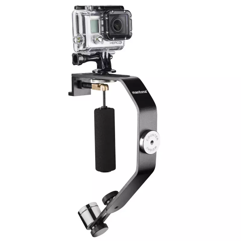 Statīvs Mantona 20313 Action Camera 0 kājas 0.5 kg Melns Sudraba