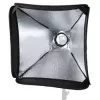 Softbox Walimex 16785 Melns Sudrabots Balts 600x400x600 mm
