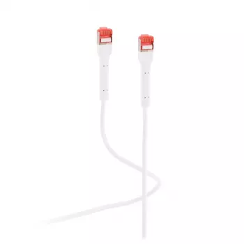 Tīkla kabelis Flexline FL31-29156 Cat6a U/FTP (STP) 1,5 m Balts RJ-45 Zelts
