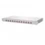 Patch panel METZ CONNECT 1502577512-F 1U LC connectors balta Aluminium Steel