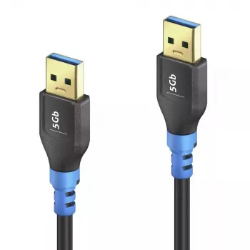 USB kabelis PureLink FI-U310-010 1m USB 3.2 Gen 1 melns zils