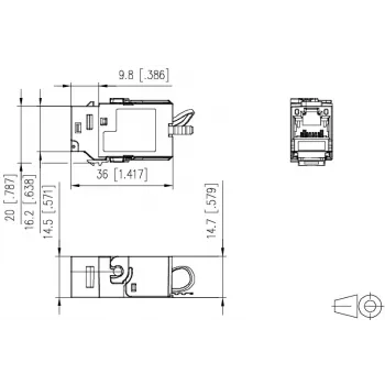 Vadu savienotājs METZ CONNECT 130B21-Z