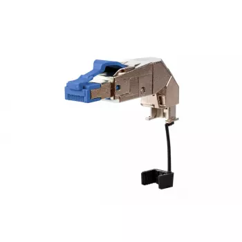 METZ CONNECT 40G RJ45 lauka spraudnis pro 360 zils vīrišķais savienotājs
