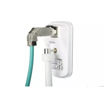 METZ CONNECT 25G RJ45 lauka spraudnis pro 360 sarkans tēviņš bez halogēna