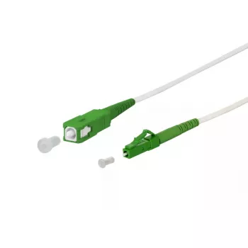 Optiskās šķiedras kabelis METZ CONNECT 151P7EAJAA5E SC LC I-V(ZN) H 15 m Balts
