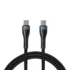 USB-C uz USB-C vads 1 m, 4smarts 540429, Melns, 0,48 Gbit/s
