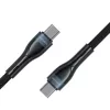 USB-C uz USB-C vads 1 m, 4smarts 540429, Melns, 0,48 Gbit/s