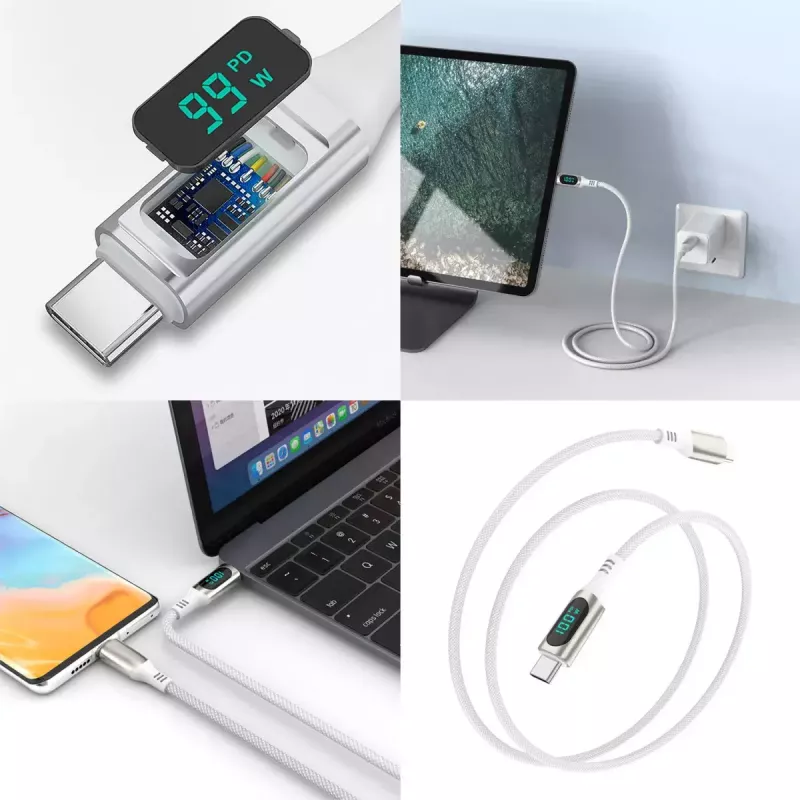 USB kabelis 4smarts 540954 3m USB C balts USB 2.0 0,48 Gbit/s