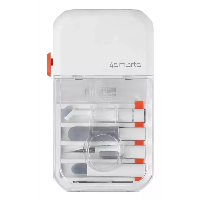 Tīrīšanas instrumentu komplekts 4smarts 541803 — TPU/ABS, dažādi saru veidi, 113×65×27 mm, 10 gab.