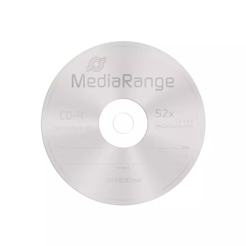 CD-R MediaRange MR201 700 MB 52x 25 gab.