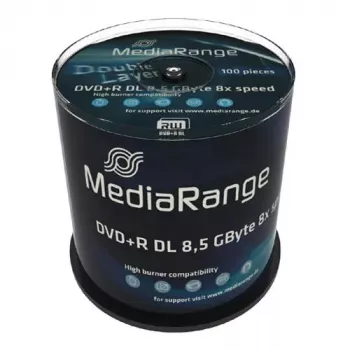 DVD+R DL MediaRange MR470 8,5 GB 100 gab.
