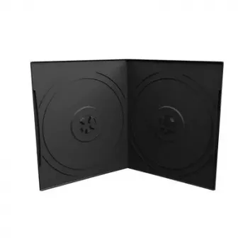 DVD maciņš MediaRange BOX10-2 2 diskiem 7mm melns