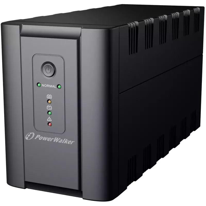 Nepārtrauktās barošanas avots PowerWalker VI 1200 Line-Interactive 1,2 kVA / 600 W, 6 maiņstrāvas rozetes, 7 Ah akumulators, mini tornis