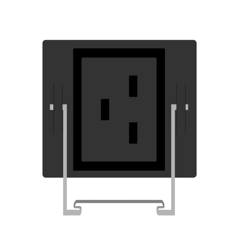 Strāvas sadales bloks PowerWalker 10133028 24 maiņstrāvas izvadi 0U melns