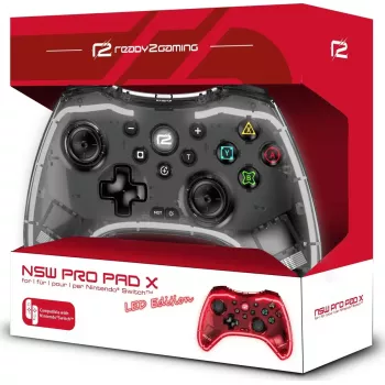Bezvadu spēļu kontrolieris ready2gaming Nintendo Switch Pro Pad X-LED Edition – ergonomisks Pro Pad priekš Nintendo Switch