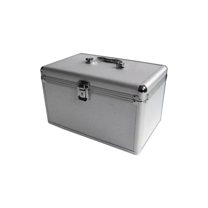 MediaRange BOX79 kastītes futrālis 120 diskiem, sudraba krāsā