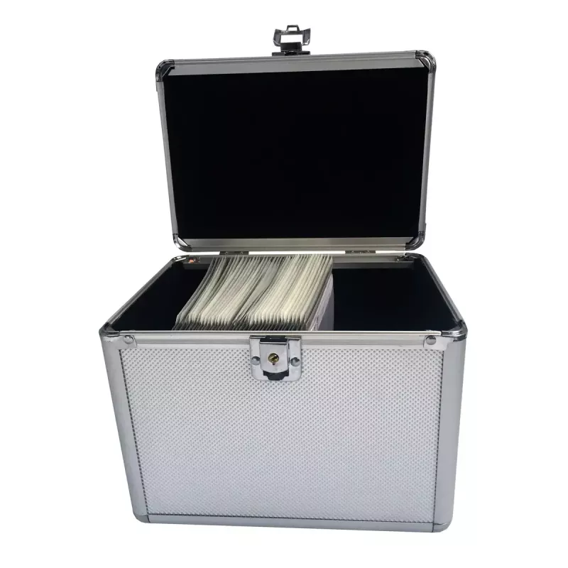 MediaRange BOX79 kastītes futrālis 120 diskiem, sudraba krāsā
