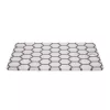Resto Kitchenware 95402 Taisnstūra plastmasas griešanas dēlis, pelēks-balts