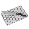 Resto Kitchenware 95402 Taisnstūra plastmasas griešanas dēlis, pelēks-balts