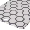 Resto Kitchenware 95402 Taisnstūra plastmasas griešanas dēlis, pelēks-balts
