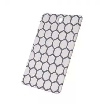 Resto Kitchenware 95402 Taisnstūra plastmasas griešanas dēlis, pelēks-balts