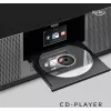 Kompakta multi mikrosistēma XORO SAT100380 — interneta radio ar DAB+ un FM (UKW)