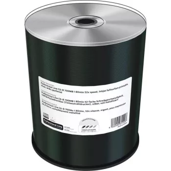 Optical Disc CD-R MediaRange MRPL502 700MB Sudraba — 100 iepakojumā