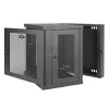 Pie sienas stiprināms 12U statīva korpuss Eaton SRW12USDP — 600,2×647,7×636,5 mm, IP20, melns